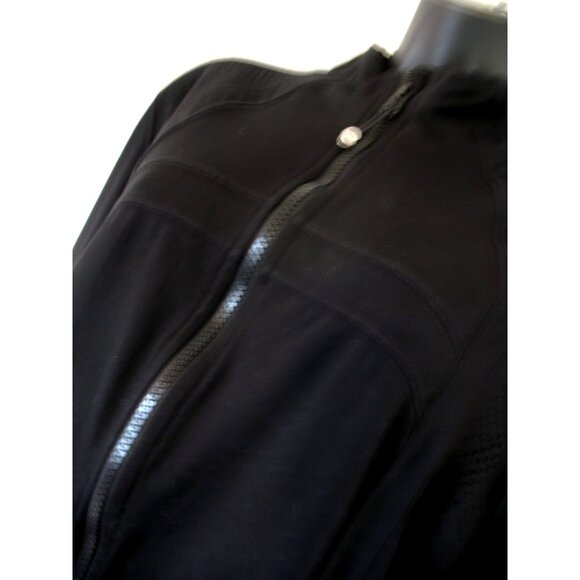 Tangerine Black Zipper Polyester/Spandex/Mesh Women's Athletic Jacket Size XL - Picture 1 of 12